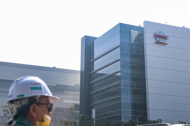 Une usine du géant des semi-conducteurs taïwanais TSMC à Kaohsiung, à Taïwan, le 23 décembre 2025 ( AFP / I-Hwa Cheng )