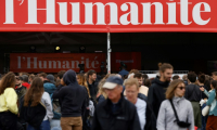 A la Fête de l'Humanité, à Brétigny-sur-Orge (Essonne), le 13 septembre 2025 ( AFP / Ian LANGSDON )