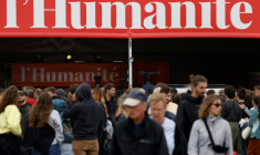 A la Fête de l'Humanité, à Brétigny-sur-Orge (Essonne), le 13 septembre 2025 ( AFP / Ian LANGSDON )