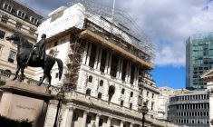 Le bâtiment de la Banque d'Angleterre à Londres