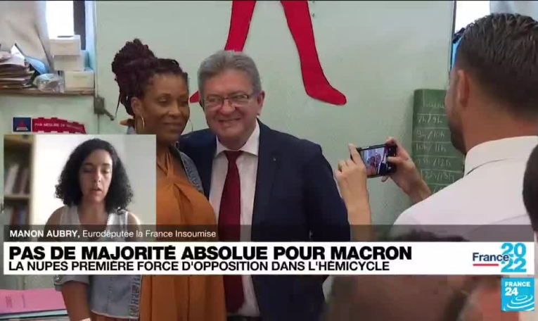 Législatives : "La Nupes reste une réussite" pour l'eurodéputée Manon Aubry