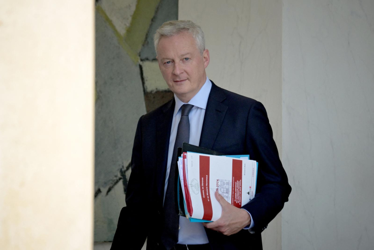 Bruno Le Maire, ministre de l'Economie, à Paris le 26 juin 2024. ( AFP / BERTRAND GUAY )