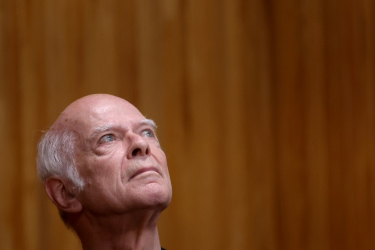 Pascal Quignard, le 29 novembre 2023, à Guadalajara, au Mexique ( AFP / ULISES RUIZ )