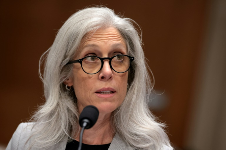 Susan Monarez, directrice des Centres pour le contrôle et la prévention des maladies (CDC), limogée par l'administration Trump, à Washington, aux Etats-Unis, le 25 juin ( GETTY IMAGES NORTH AMERICA / Kayla Bartkowski )