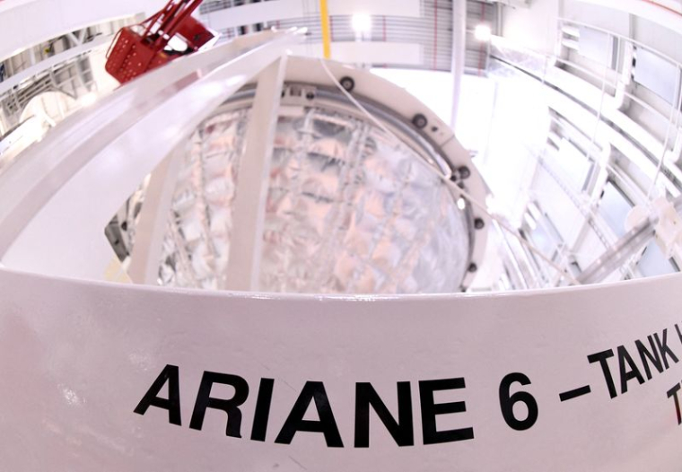 Photo d'archives: Un réservoir d'Ariane 6