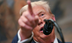 Le président américain Donald Trump s'exprime à la Maison-Blanche, le 31 juillet 2025 à Washington ( AFP / Jim WATSON )