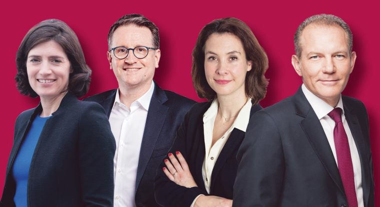 C.Heydemann DG Orange, R. Belmer DG Atos, E.Brachlianoff DG Veolia, FJackow DG Air Liquider.jpg (© DR)