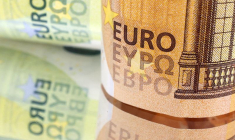 Illustration de billets de banque en euros