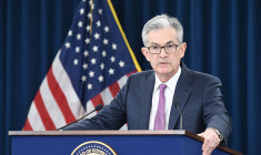 Jerome Powell, lors de la conférence de presse du 16 juin dernier. (crédit : Réserve fédérale)