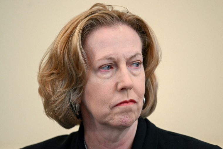 Meg O'Neill, la nouvelle directrice générale de BP, le 30 mars 2026, à Londres ( POOL / Jaimi Joy )