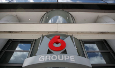 Une vue du siège du groupe de télévision français M6 à Neuilly-sur-Seine