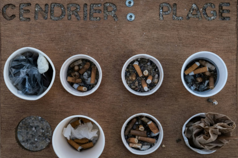 La cigarette sera interdite sur les plages, dans les parcs, et aux abords des écoles à compter du 1er juillet ( AFP / JOEL SAGET )