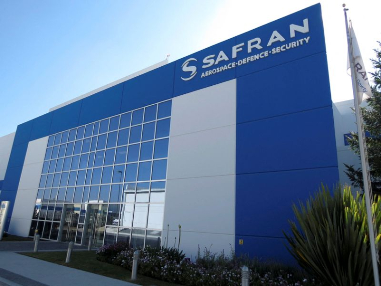 Une vue de la société Safran Aerospace and Defense, à Querétaro, au Mexique
