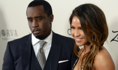 Le rappeur et producteur P. Diddy et la chanteuse de R&B Cassie assistent à la première d'un film, à Los Angeles, le 7 mars 2016 ( AFP / Chris Delmas )