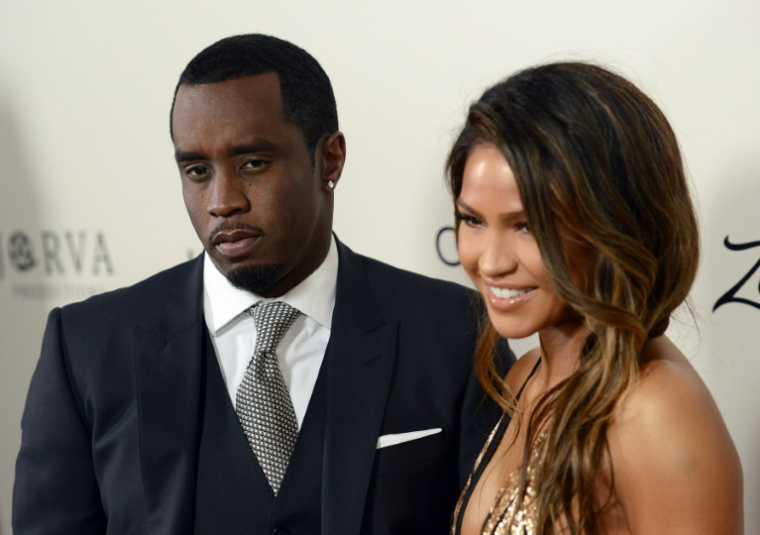 Le rappeur et producteur P. Diddy et la chanteuse de R&B Cassie assistent à la première d'un film, à Los Angeles, le 7 mars 2016 ( AFP / Chris Delmas )