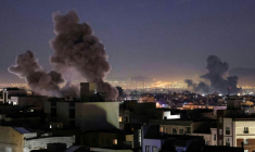 Bombardements sur Téhéran, le 1er mars 2026 ( AFP / ATTA KENARE )