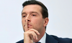 Le président du RN, Jordan Bardella, le 6 octobre 2026 à Paris ( AFP / MEHDI FEDOUACH )