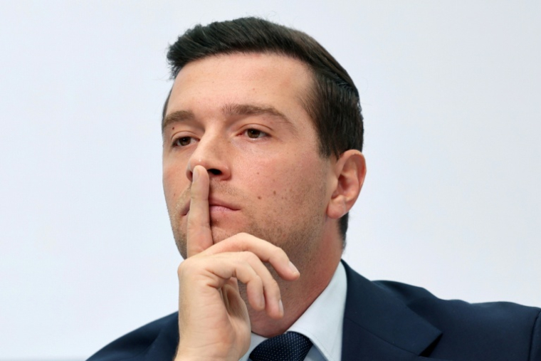 Le président du RN, Jordan Bardella, le 6 octobre 2026 à Paris ( AFP / MEHDI FEDOUACH )