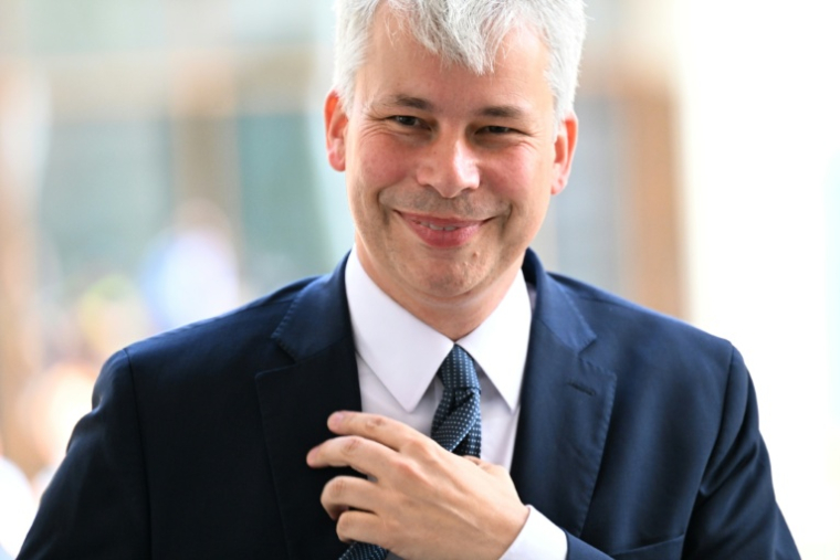 Le nouveau ministre allemand des Transports, Steffen Bilger, à Berlin, le 29 juillet 2026 ( AFP / RALF HIRSCHBERGER )