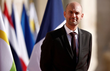 Le ministre français de l'Europe et des Affaires étrangères, Jean-Noël Barrot