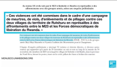 RD Congo : au moins 131 civils tués par les rebelles du M23, selon l'ONU