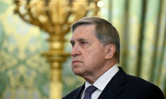 Le conseiller diplomatique du Kremlin, Iouri Ouchakov, le 7 août 2025, à Moscou, en Russie ( POOL / Alexander NEMENOV )
