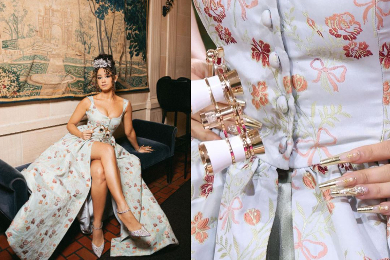 L'influenceuse Léna Mahfouf, alias Léna Situations, figurait parmi les invités du prestigieux Met Gala. Crédit photo : capture instagram @lenamahfouf