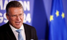 Conférence de presse de Maros Sefcovic à Bruxelles