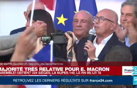 Législatives 2022 : Eric Ciotti réélu dans les Alpes-Maritimes