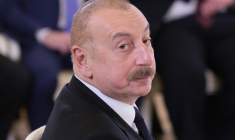 Ilham Aliev à Moscou, en Russie, le 25 mai 2023. ( SPUTNIK / MIKHAIL METZEL )