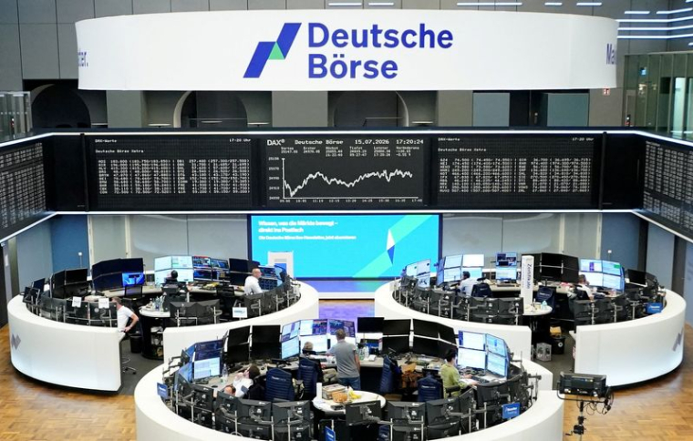 La Bourse de Francfort