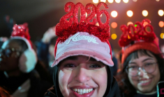 Célébrations du Nouvel An à Pékin, le 31 décembre 2025 ( AFP / ADEK BERRY )