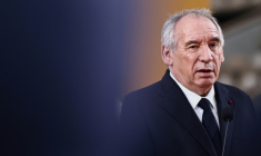 Le Premier ministre François Bayrou lors de la réunion des entrepreneurs français La REF 2025, au stade Roland-Garros à Paris, le 28 août 2025 ( POOL / Thibaud MORITZ )