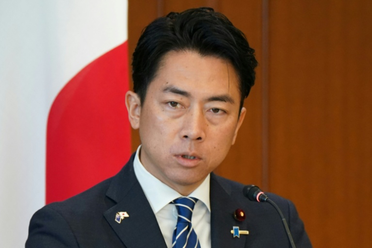 Le ministre japonais de la Défense, Shinjiro Koizumi, s'exprime lors d'une conférence de presse avec son homologue australien, au ministère de la Défense à Tokyo, le 7 décembre 2025 ( POOL / Kazuhiro NOGI )