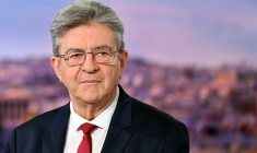 Le leader de La France insoumise Jean-Luc Mélenchon sur TF1 à Boulogne-Billancourt, dans les Hauts-de-Seine le 3 mai 2026 ( AFP / Julie SEBADELHA )