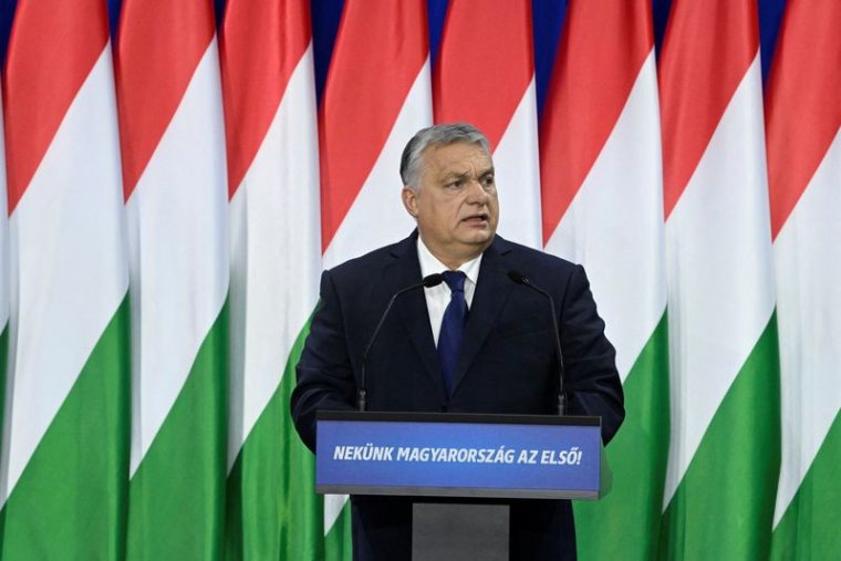 Le Premier ministre hongrois Orban prononce son discours annuel sur l'état de la nation, à Budapest