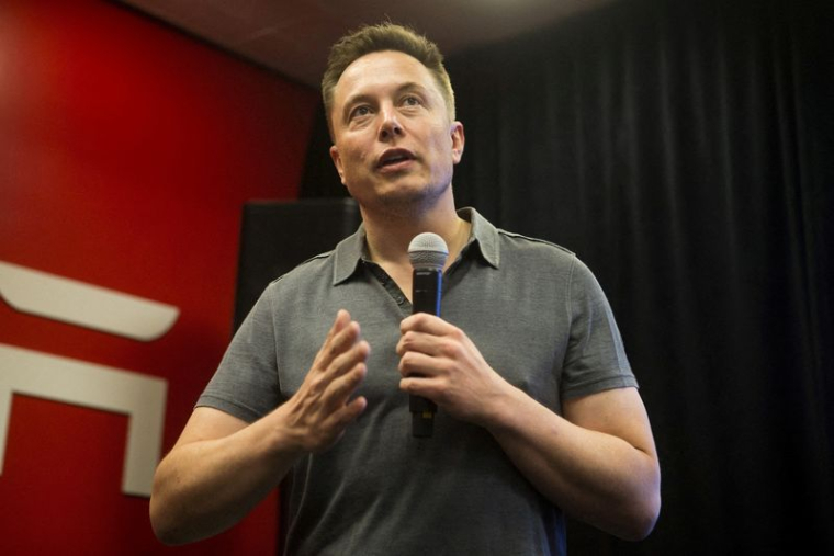 Photo d'archives du patron de Tesla, Elon Musk, lors d'un événement à Palo Alto