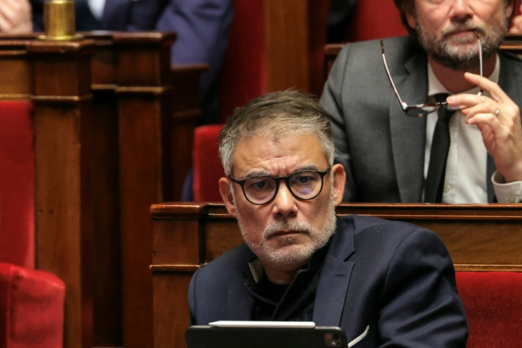 Olivier Faure, premier secrétaire du PS et député socialiste, à l'Assemblée nationale le 12 novembre 2025 ( AFP / Thomas SAMSON )