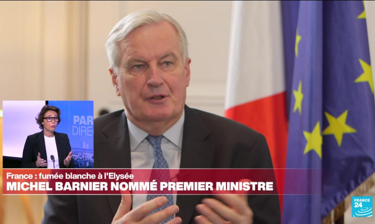Nomination d'un Premier ministre : Emmanuel Macron choisit Michel Barnier pour Matignon