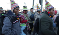 Bolivie: la police garde le tribunal en amont d'une manifestation en soutien à Morales