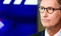 Le co-directeur général de JCDecaux, Jean-Charles Decaux, à Bruxelles le 20 septembre 2023. ( AFP / KENZO TRIBOUILLARD )