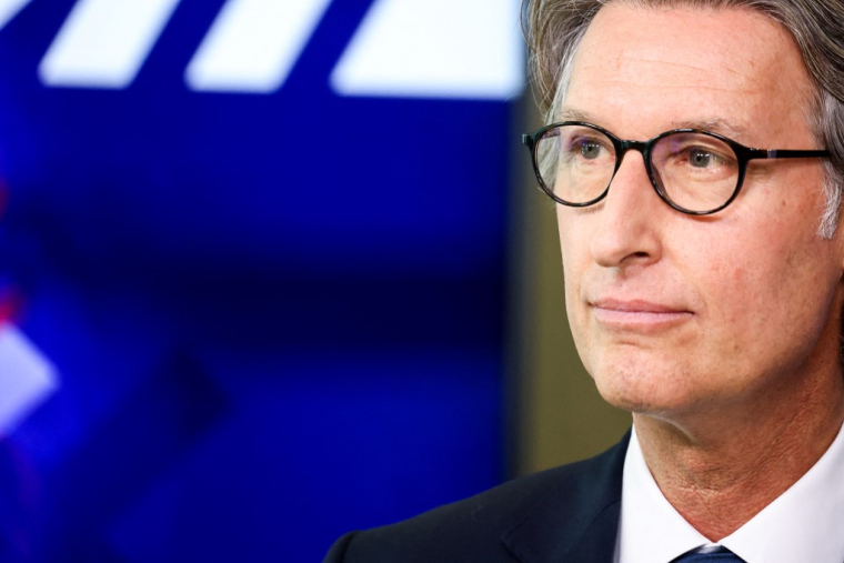 Le co-directeur général de JCDecaux, Jean-Charles Decaux, à Bruxelles le 20 septembre 2023. ( AFP / KENZO TRIBOUILLARD )