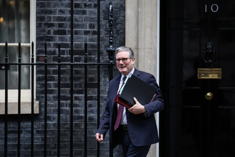 Le Premier ministre britannique Keir Starmer à Londres le 4 février 2026. ( AFP / HENRY NICHOLLS )