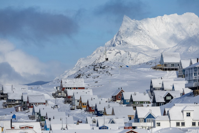 Le village de Nuuk, au Groenland. (illustration) ( AFP / ODD ANDERSEN )