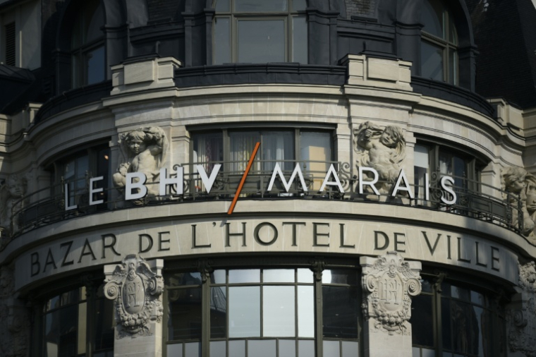L'immeuble du BHV Marais à Paris.   ( AFP / MARTIN BUREAU )