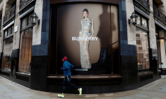 Une boutique Burberry à Londres