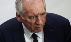 François Bayrou lors d'une conférence, à Paris