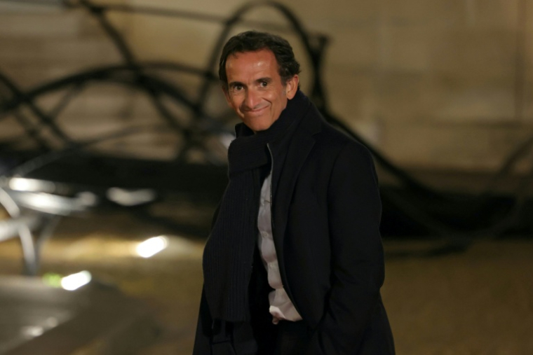 Alexandre Bompard, patron de Carrefour, à Paris le 10 février 2025. ( AFP / Thomas SAMSON )