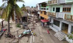 Mexique: au moins deux morts au passage de l'ouragan Erick