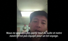 Un marin chinois bloqué dans le golfe Persique craint pour sa vie